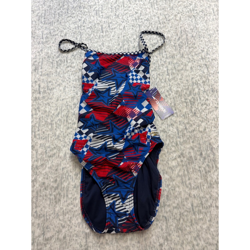 Speedo‎ Overdrive One Piece Swimsuit True Cobalt PRO LT 36 NEW 800239915332
